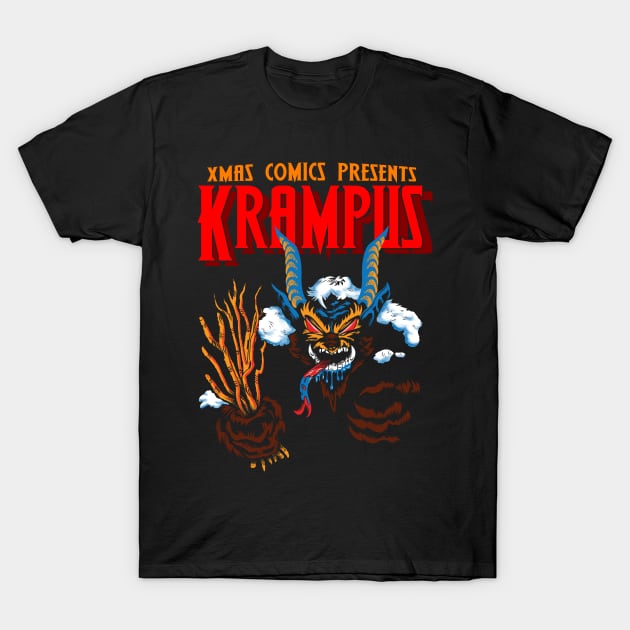 Krampus is coming to town T-Shirt by mannycartoon